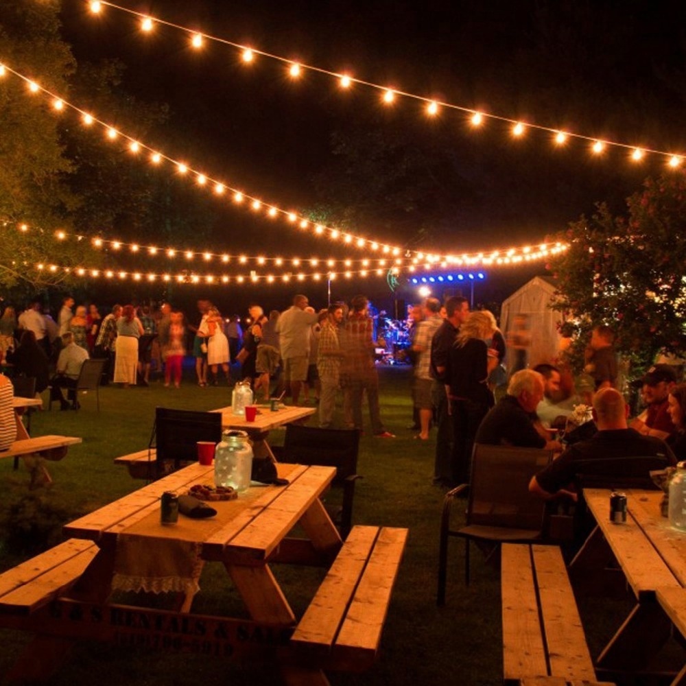 Factory Directly Sale connectable party waterproof led outdoor string lights festoon lighting
