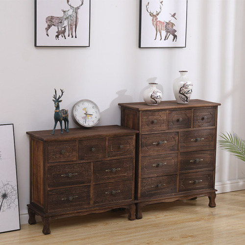 Wood Living Room Storage Cabinet Chest of Drawers