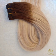 Top quality machine weft hair extensions