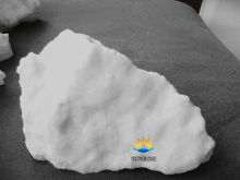Ferro-calcite powder with various grain-size distributions