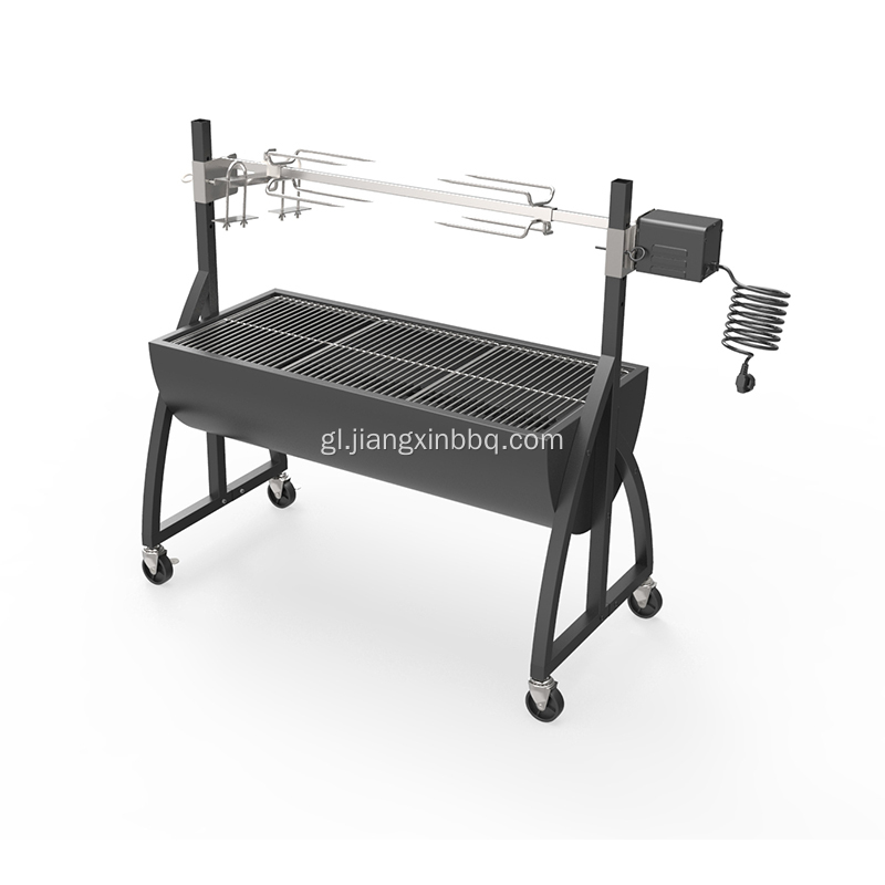 Asador de barbacoa grande de 52&quot; con motor AC