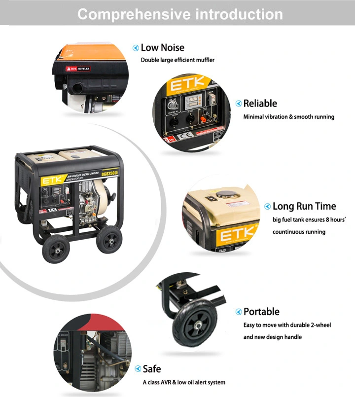 Single Cylinder Air Cooled Diesel Power Generator