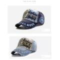 European and American men's and women's hats rivet casual alphabet baseball caps to make old outdoor cap