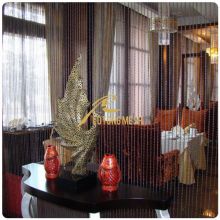 Metal Curtains made with beads/String door curtain with beads