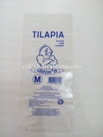 LDPE Flat Food Bag For Frozen Fish