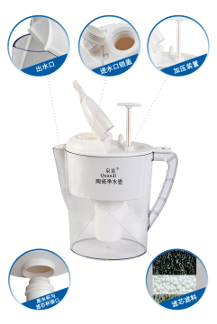 Ceramic alkaline water filter kettle  factory