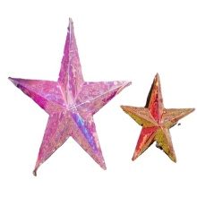 GIANT 3D LED Star Christmas Lights - Five Point Dimensional Star Motif for Christmas Decoration