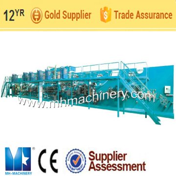 3D leakguard baby diaper produce machine with servo motor control