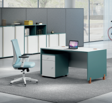 Modern MDF L Shape Office Computer Desk 2020 Foshan