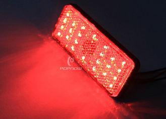 SMD 3528 LED Brake Lights , Red Rectangle Reflector LED Lig