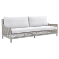 Garden rattan wicker sofa outdoor leisure sofa set