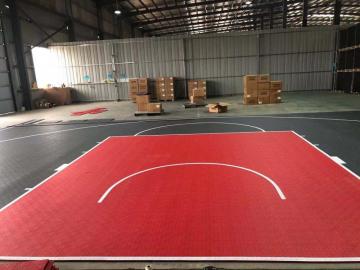 SES interlocking court tiles for Futsal Court Flooring