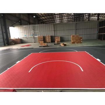 Carreaux modulaires certifiés FIBA ​​pour cour de sport polyvalent