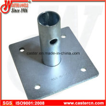 Galvanized Steel Base Plate for Scaffolding Frames Accessories