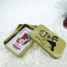 mini size game cards packaging tin box