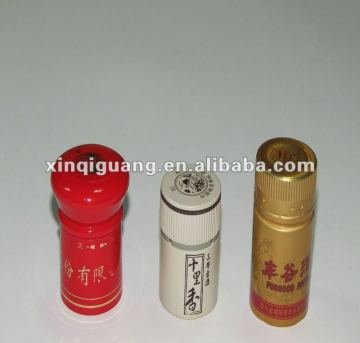 Non-Refillable whiskey cap