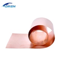 High Tensile Copper Strip: 55mm, C2680/C1201 - Metal, Brass, Copper Strip/Coil
