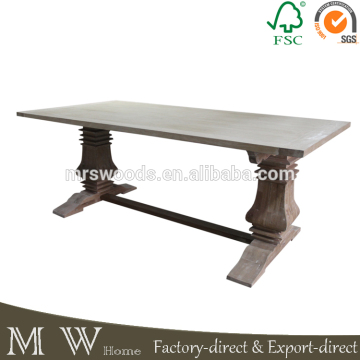 french country dining table solid oak wooden vintage farm table