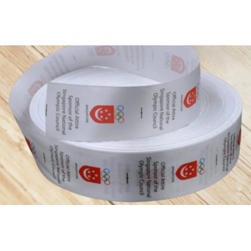 Polyester Satin Ribbon Label Tape