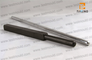 slump cone's metal steel tamping rod and tamping bar