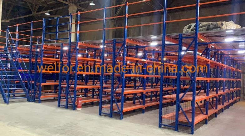 Industrial Mezzanine Floor Demountable Platform Factory Storage Pallet Racking Mezzanine