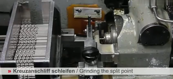 grinding the split point grinding the split point