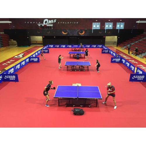 Tinggi ITTF Tinggi Diluluskan Lantai Sukan Tenis PVC untuk Acara dan Latihan