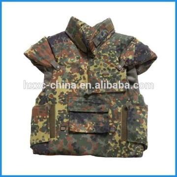 Camouflage military bullet proof vest