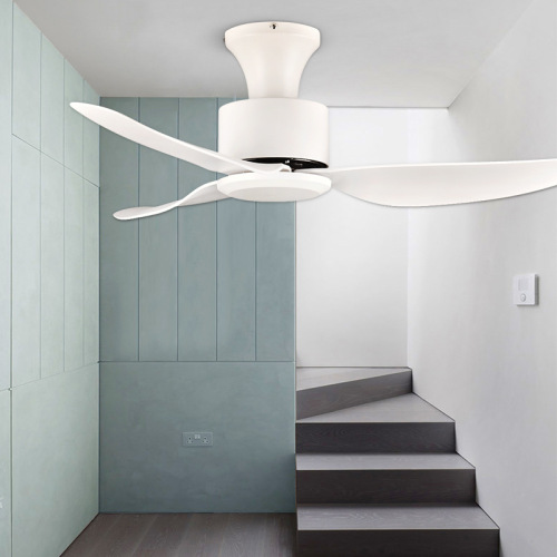 I-LEDER White Bedroom Ceiling Fans