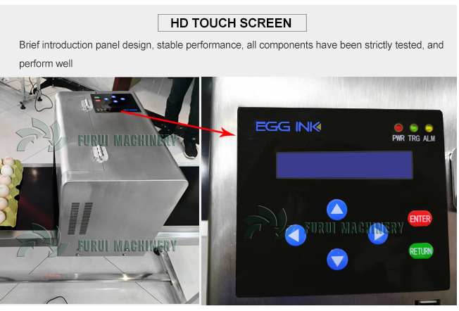 factory price egg coding machine/egg date printing equipment/chicken farm used inkjet egg printing machine