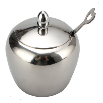 Sugar Container Stainless Steel Sugar Bowl