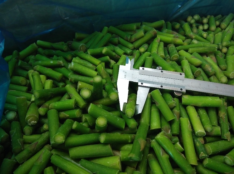 IQF Frozen Green Asparagus Cuts Grade a