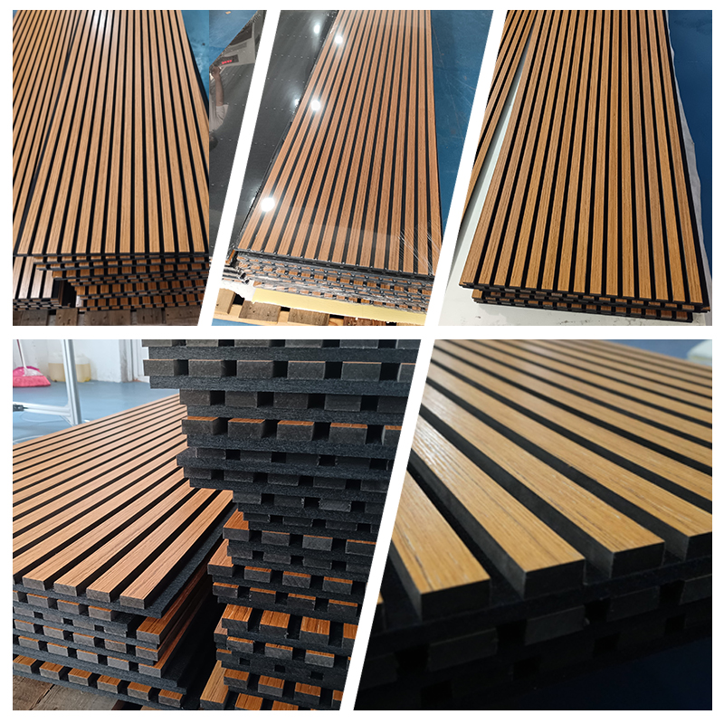 Acoustic Wood Wall Panel Noise Reduction Wall Decor