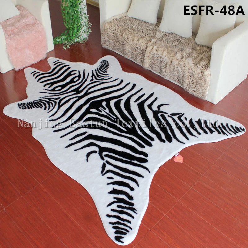 Animal Shape Faux Fur Rugs Pl-10b