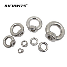 Stainless Steel 304/316 Lifting Eye olt with Nuts DIN582 Steel Forged Ring Nut Anchor Lifting Eye Nuts