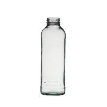 Clear Glass Juice Bottle