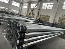 11M 12M Steel Power Poles With Galvanized