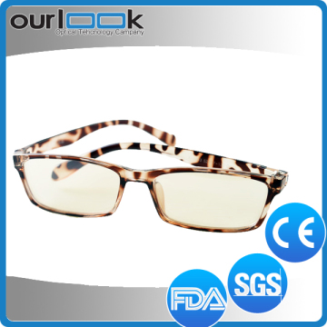 Pretty women reading eyeglasses frames