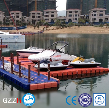 low maintenance floating boat docking system