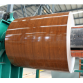 Wood pattern prepainted steel coil