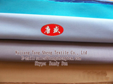 230T Recycled polyester peach skin waterproof apron fabric/RPET Peach skin satin fabric