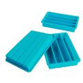 Bandejas longas do cubo de gelo do silicone para garrafas de água