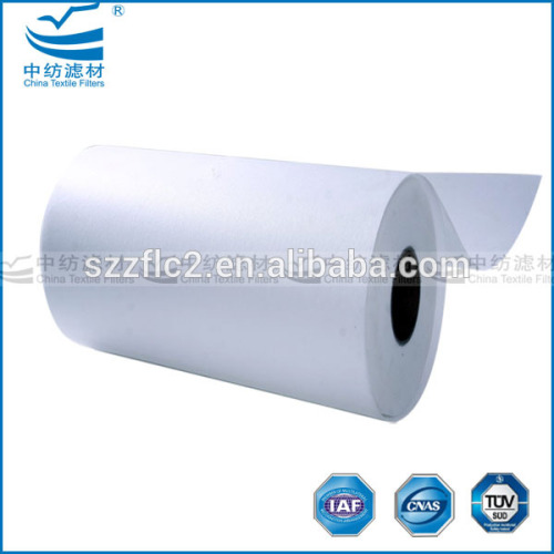 Multi-functional roll raw filter materials for HEPA