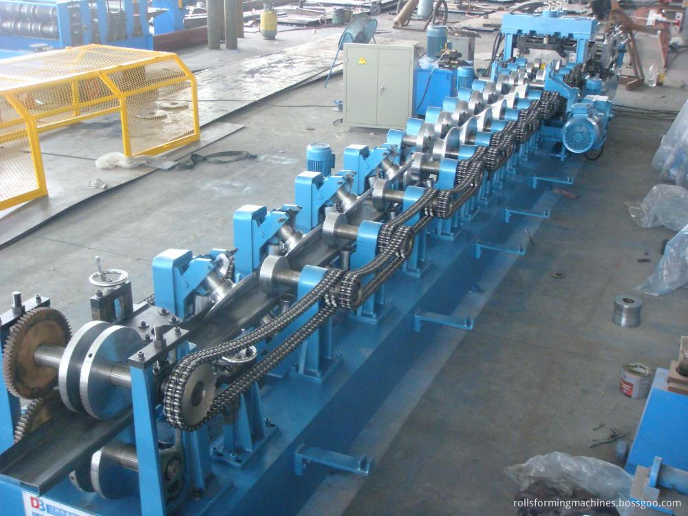 Pre-Cutting building steel frame steel purline machine CZ purlin roll forming machine 