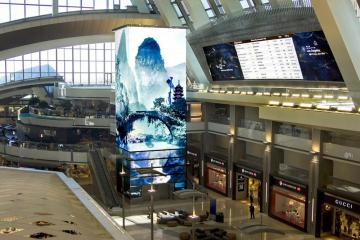 Creative Square pillar led display