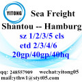 Shantou Shipping Services to Hamburg