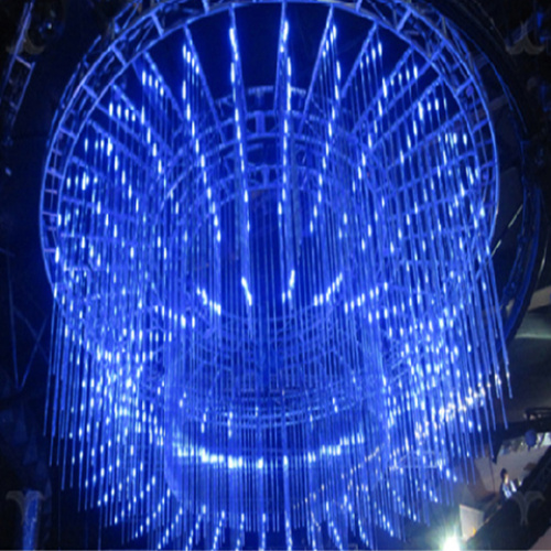 Nightclub 3D effect celling meteor tube lighting