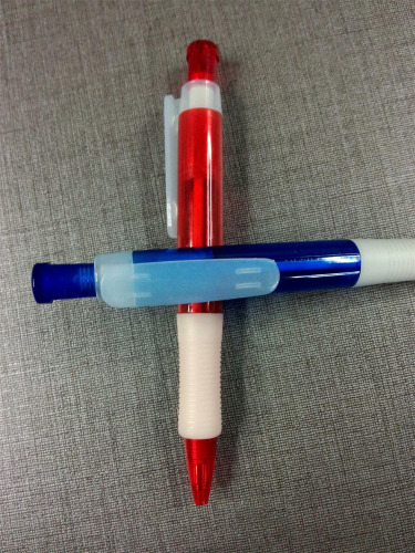 4 color promotional ball pen, plastic holder