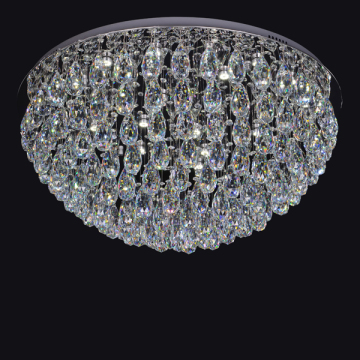 crystal drop ceiling light chandelier with big ball