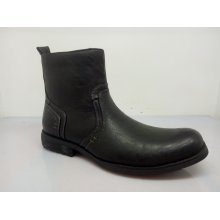 Black Clip on Mens Ankle Boots (NX 542)